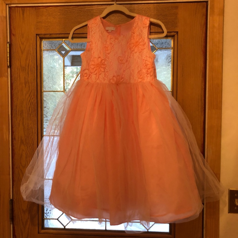 Peach dress